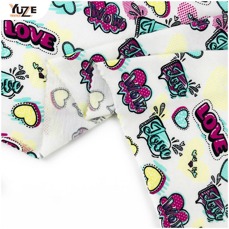 YZS18-273 Poly Spun Jersey Print