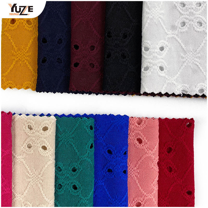 YZK-030030 Dty Spandex Jacq med huller