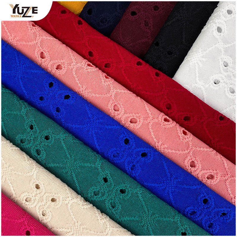 YZK-030030 Dty Spandex Jacq med huller