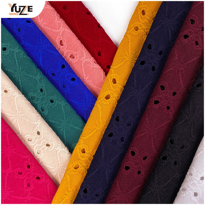 YZK-030030 Dty Spandex Jacq med huller