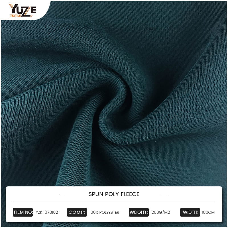 YZK-070102-1 spundet poly fleece