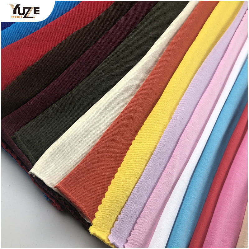 YZK-080028 30S COTTON SPANDEX ENZYM