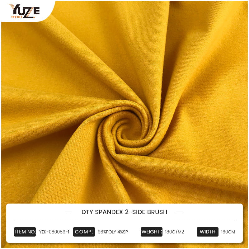 YZK-080059-1 DTY SPANDEX 2-side børste